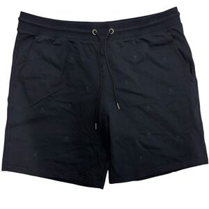 Psycho Bunny Mens 3XL Woad Sweat Shorts Navy Blue Embroidered Logo NWT